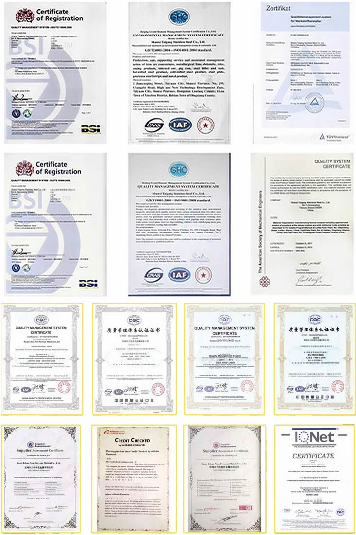 Steel Pipe Seller Certifications