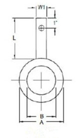 astm-a105-ring-spacer-flange-pn64-flat-face