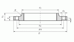 carbon-steel-thread-flange-rf-golden-pn150-pic