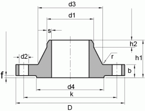 din-2632-rf-weld-neck-flange-dn10-dn400-pic