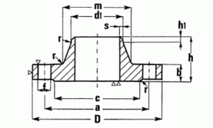 jis-astm-a182-f316-weld-neck-flange-dn200-pic